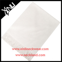 2015 nuevos productos personalizados hombres moda blanco seda bufanda